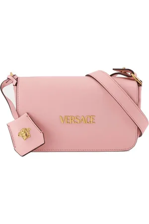 VERSACE Taske, Dame, Lyserød, ONE SIZE, Uld, Rosa Læder Skuldertaske