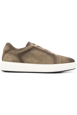 Officine creative Sko, Herre, Brun, 42 1/2 EU, Slouch Sneakers