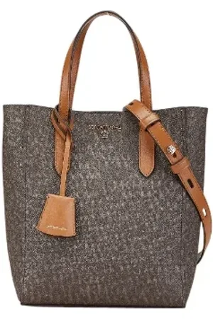 Michael Kors Pre-owned, Dame, Brun, ONE SIZE, Uld, Pre-owned Canvas totes