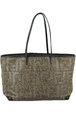 Fendi Pre-owned, Dame, , ONE SIZE, Tyl, Pre-owned Laeder totes