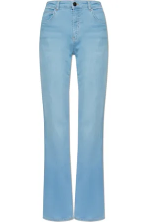 Emporio Armani Jeans, Dame, Blå, W31, Denim, Flarede jeans