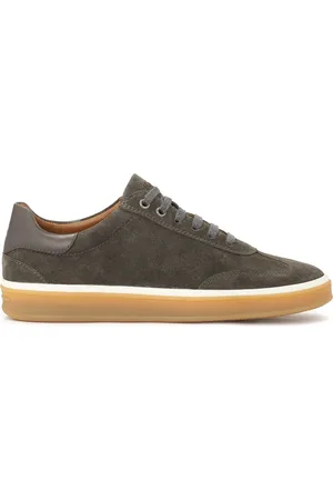Kazar Sko, Herre, Grå, 40 EU, Uld, Grå sneakers med snøret overdel