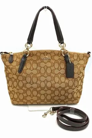 Coach Pre-owned, Dame, , ONE SIZE, Pre-owned canvas håndtasker