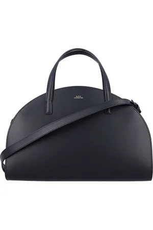A.P.C. Taske, Dame, Sort, ONE SIZE, Læder, Sort Læder Tote Håndtaske