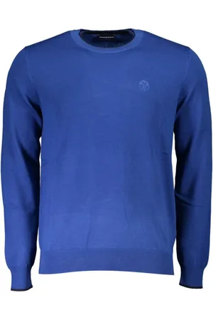 North Sails Strik, Herre, Blå, M, Bomuld, Blå Bomuld Herre Sweater