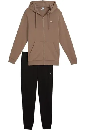 PUMA Sport, Herre, Brun, S, Uld, Brun Herre Tracksuit Forår Sommer