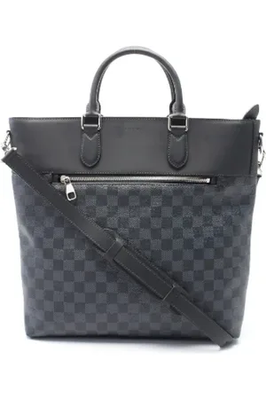LOUIS VUITTON Pre-owned, Dame, Blå, ONE SIZE, Uld, Pre-owned Canvas totes
