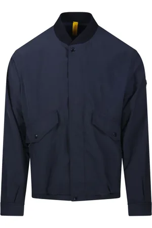 Moncler Jakke, Herre, Blå, L, Uld, Marineblå Tatenen Jakke