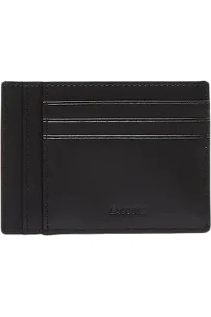 Lacoste Tilbehør, Herre, Sort, ONE SIZE, Læder, Læderkortholder Punge