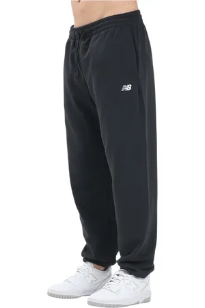 New Balance Bukser, Herre, Sort, XL, Bomuld, Sorte sporty bukser moderne pasform