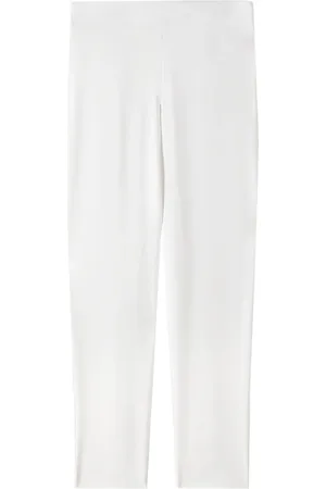 Patrizia Pepe Bukser, Dame, Hvid, 2XS, Hvide Slim Bukser Crepe Zibellino