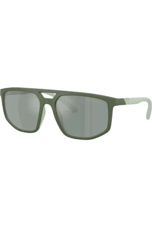 Emporio Armani Tilbehør, Herre, Grøn, 58 MM, Tyl, Ea4248U 625930 Solbriller