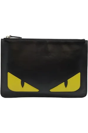 Fendi Pre-owned, Herre, Sort, ONE SIZE, Læder, Pre-owned Laeder fendi-tasker