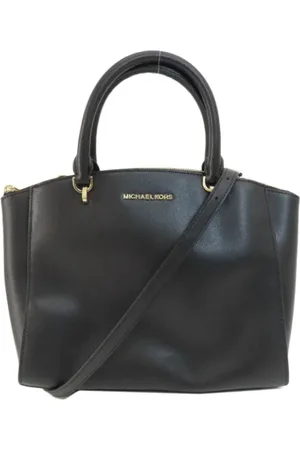 Michael Kors Pre-owned, Dame, Sort, ONE SIZE, Uld, Pre-owned Laeder hndtasker