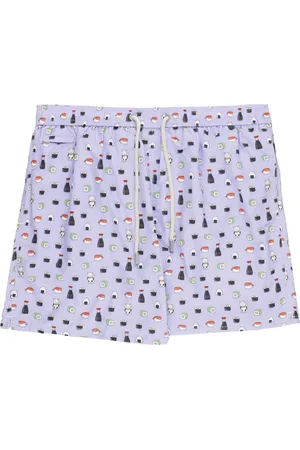 MC2 SAINT BARTH Badetøj, Herre, Lilla, S, Kawaii Sushi Badeshorts