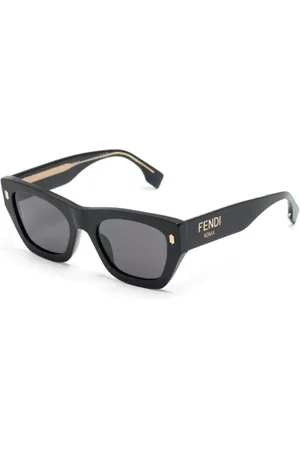 Fendi Tilbehør, Dame, Sort, 53 MM, Tyl, Fe40100I 01A Solbriller