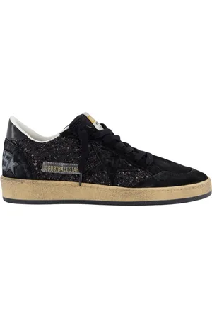 Golden Goose Sko, Dame, Sort, 41 EU, Sort Glitter Sneaker til Kvinder