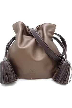 Loewe Pre-owned, Dame, Brun, ONE SIZE, Uld, Pre-owned Laeder crossbody-tasker