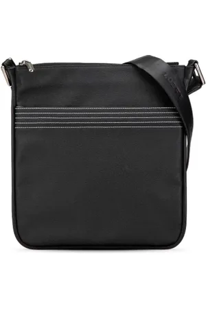 Loewe Pre-owned, Dame, Sort, ONE SIZE, Uld, Pre-owned Laeder crossbody-tasker
