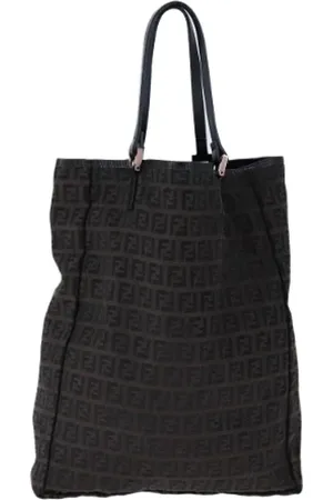 Fendi Pre-owned, Dame, Brun, ONE SIZE, Tyl, Pre-owned Canvas totes
