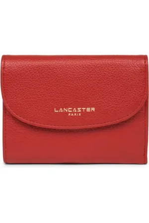 Lancaster Tilbehør, Dame, Rød, ONE SIZE, Uld, Stilfuldt Pung med Tryklås