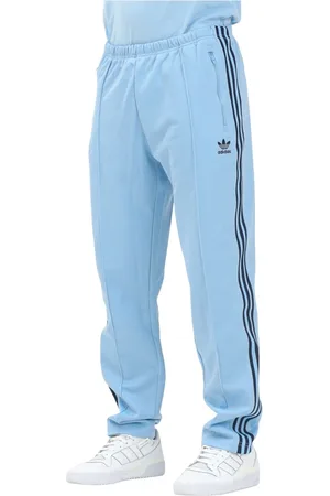 adidas Bukser, Herre, Blå, M, Bomuld, Klassiske Adicolor Beckenbauer Blå Sporty Bukser