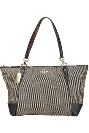 Coach Pre-owned, Dame, , ONE SIZE, Tyl, Pre-owned Canvas totes