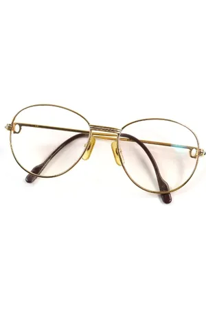 Cartier Pre-owned, Dame, Gul, ONE SIZE, Pre-owned Metal solbriller