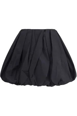 Pinko Nederdel, Dame, Sort, XS, Bomuld, Ballonmønster Mini Nederdel