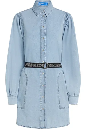 Karl Lagerfeld Kjole, Dame, Blå, M, Denim, Kjoler Denim