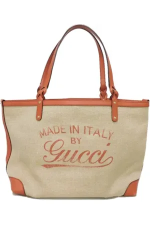 Gucci Pre-owned, Dame, , ONE SIZE, Uld, Pre-owned Canvas totes