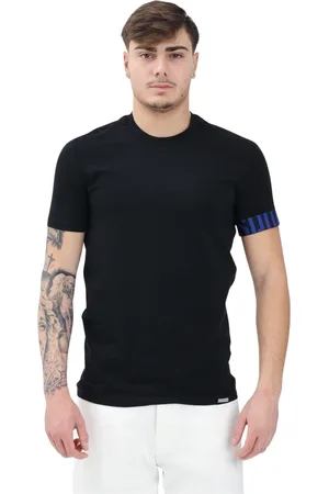 Dsquared2 Top, Herre, Sort, S, Essentiel Sort Kortærmet T-shirt