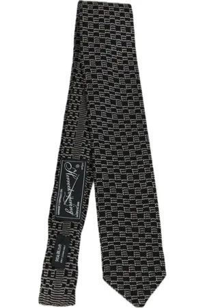 mfpen Tilbehør, Herre, Sort, ONE SIZE, Silke Jacquard Formelt Slips