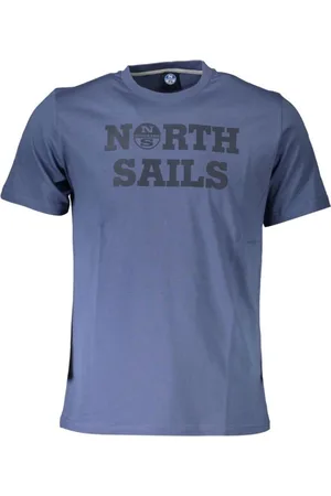 North Sails Top, Herre, Blå, L, Bomuld, Blå Bomuld Herre T-Shirt