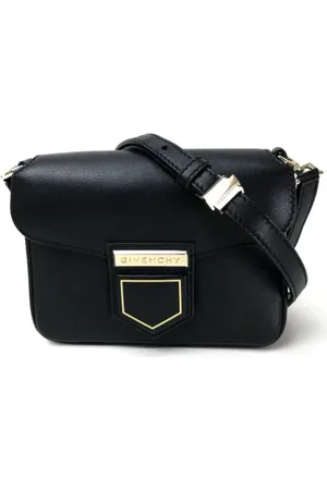 Givenchy Pre-owned, Dame, Sort, ONE SIZE, Uld, Pre-owned Laeder skuldertasker
