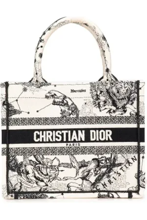 Dior Pre-owned, Dame, Hvid, ONE SIZE, Tyl, Pre-owned Canvas totes