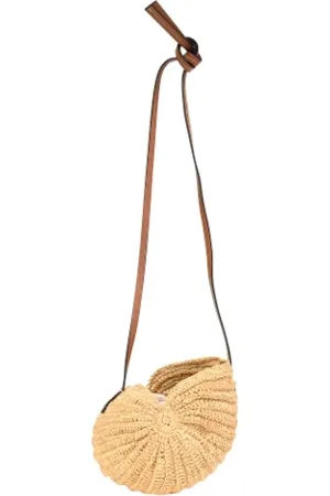 Loewe Pre-owned, Dame, , ONE SIZE, Uld, Pre-owned Rattan skuldertasker