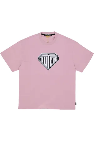 IUTER Top, Herre, Lyserød, L, Bomuld, Pixel Logo Tee Palepink T-shirt