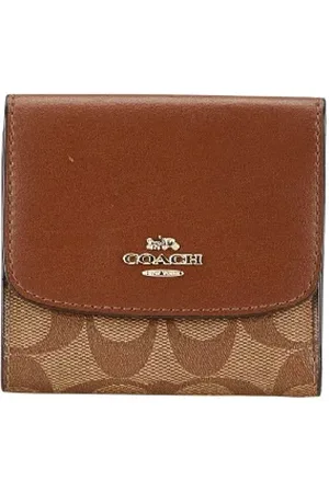 Coach Pre-owned, Dame, Brun, ONE SIZE, Tyl, Pre-owned Canvas punge