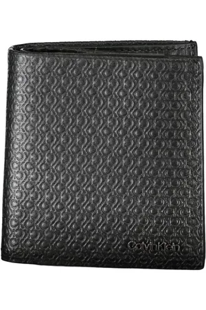 Calvin Klein Tilbehør, Herre, Sort, ONE SIZE, Læder, Elegant Læder Rfid Bifold Pung
