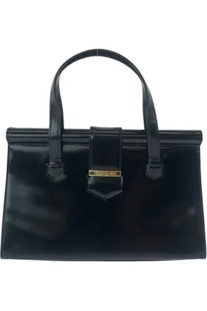 Saint Laurent Pre-owned, Dame, Sort, ONE SIZE, Tyl, Pre-owned Laeder hndtasker