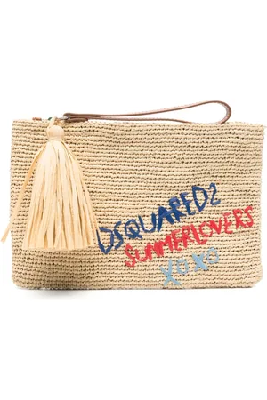Dsquared2 Taske, Dame, , ONE SIZE, Håndledsrem Kvast Detalje Taske