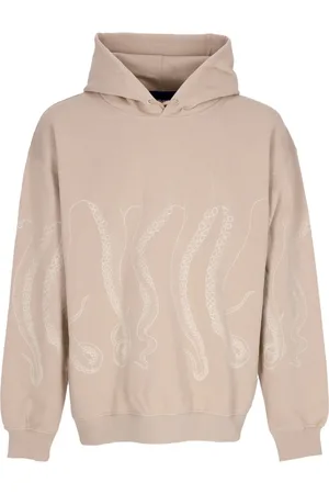 Octopus Sweathshirts & Hoodies, Herre, , XL, Bomuld, Earth Outline Hoodie Let Sweatshirt
