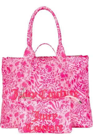 Juicy Couture Taske, Dame, Lyserød, ONE SIZE, Uld, Daisy Shopper Taske med Lynlås Lukning