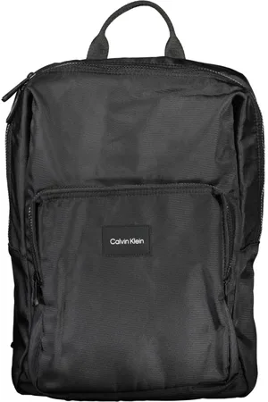 Calvin Klein Taske, Herre, Sort, ONE SIZE, Uld, Sort Laptop Rygsæk med Justerbare Stropper