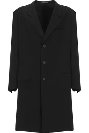 YOHJI YAMAMOTO Frakke, Herre, Sort, M, Sort Pour Homme Jakke Klassisk Stil