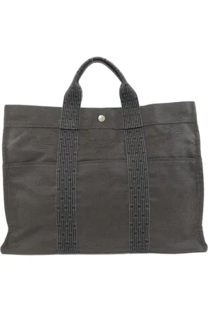 Hermès Pre-owned, Dame, Grå, ONE SIZE, Uld, Pre-owned canvas håndtasker