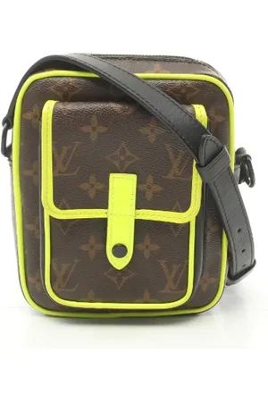LOUIS VUITTON Pre-owned, Herre, Brun, ONE SIZE, Uld, Pre-owned Canvas crossbody-tasker