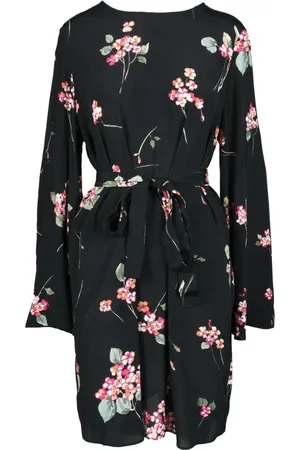 Twin-Set Kjole, Dame, Sort, XL, Kvinders Kjole i Viskosestof