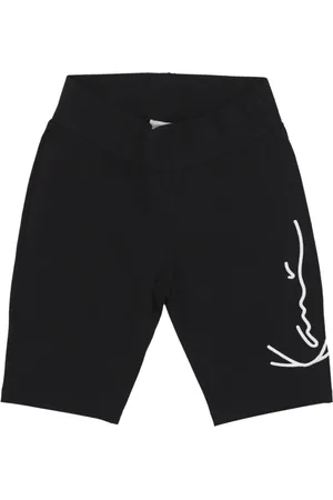 Karl Kani Shorts, Dame, Sort, S, Bomuld, Sorte højtaljede cykelshorts